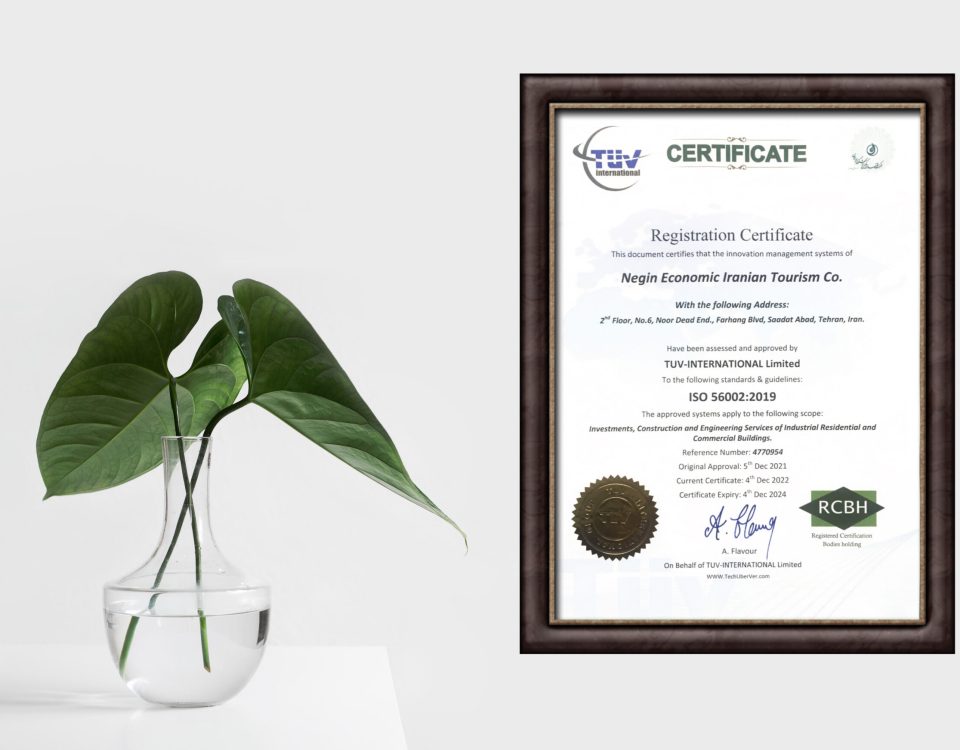 Negin Iso Certificate